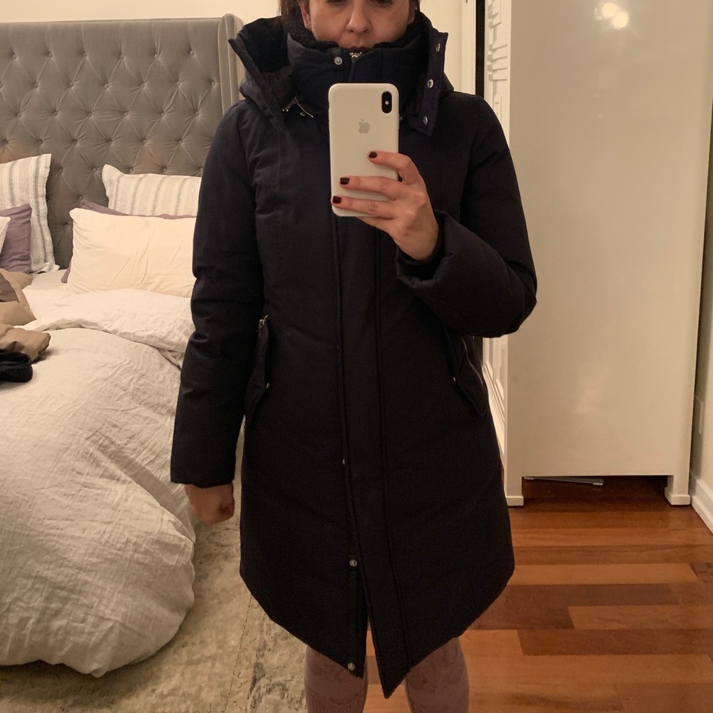 Mackage down parka (navy blue color) - Picture 7 of 8